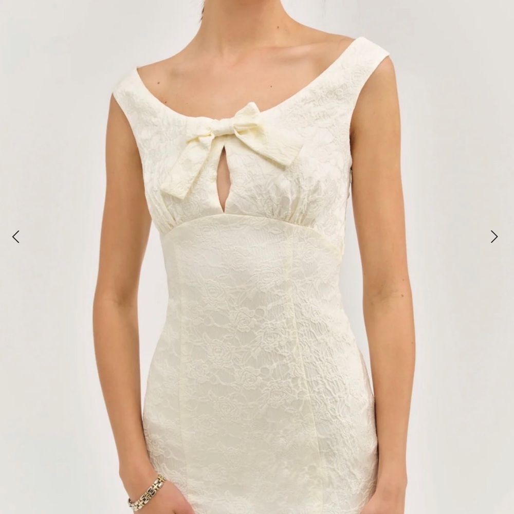 For Love and Lemons Rosie Jacquard Mini Dress